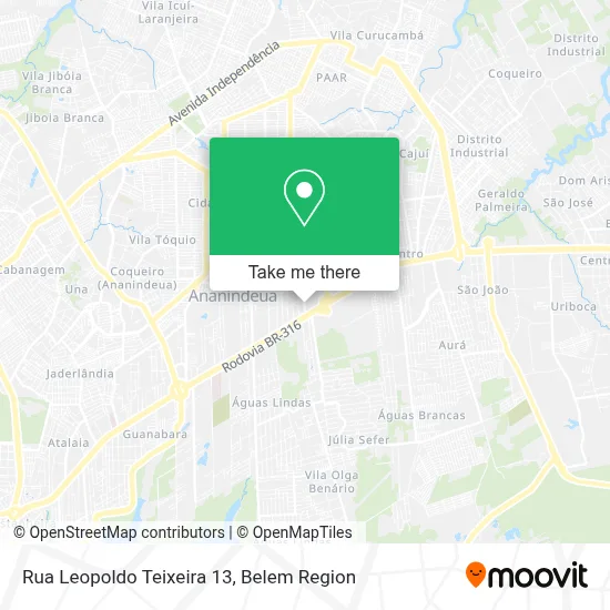 Rua Leopoldo Teixeira 13 map