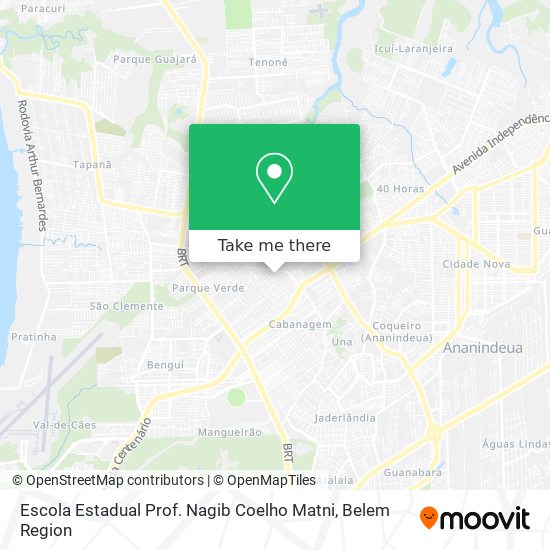 Escola Estadual Prof. Nagib Coelho Matni map