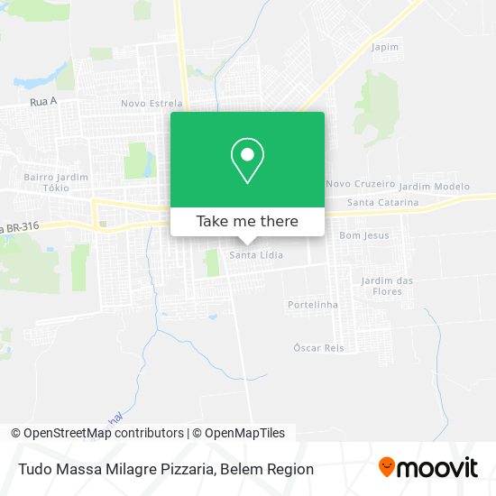Tudo Massa Milagre Pizzaria map