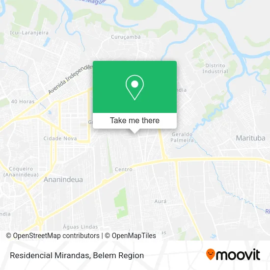 Residencial Mirandas map
