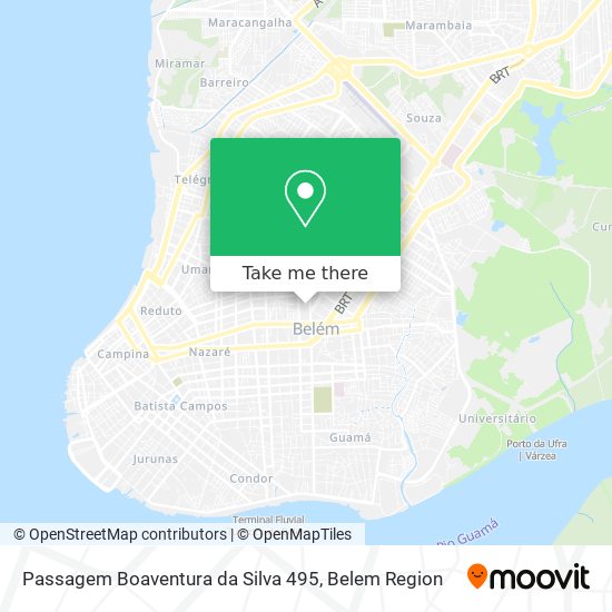 Passagem Boaventura da Silva 495 map