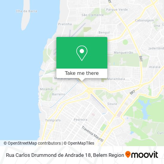 Rua Carlos Drummond de Andrade 18 map