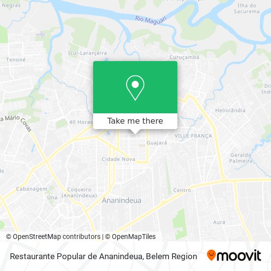 Restaurante Popular de Ananindeua map