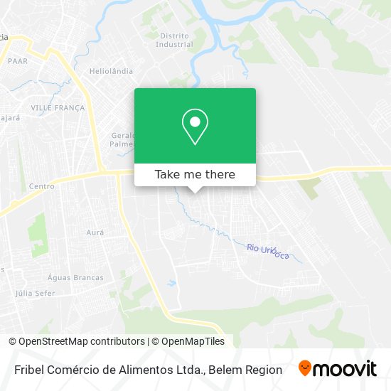 Fribel Comércio de Alimentos Ltda. map