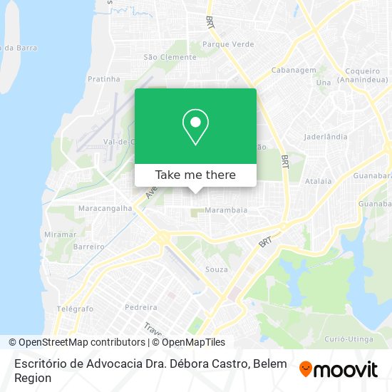 Escritório de Advocacia Dra. Débora Castro map