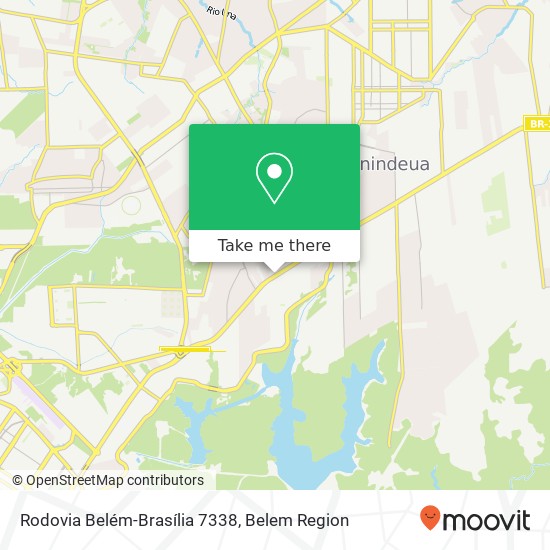 Rodovia Belém-Brasília 7338 map