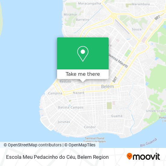 Mapa Escola Meu Pedacinho do Céu