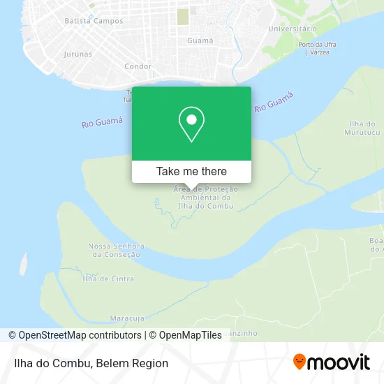 Ilha do Combu map