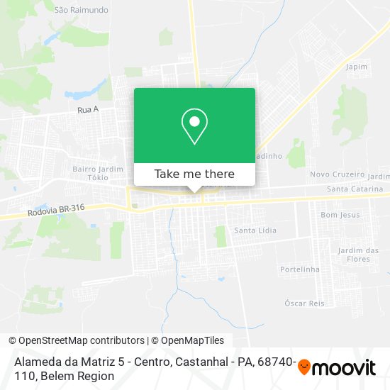 Alameda da Matriz 5 - Centro, Castanhal - PA, 68740-110 map