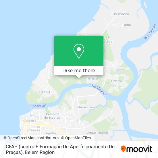 CFAP (centro  E Formação De Aperfeiçoamento De Praças) map