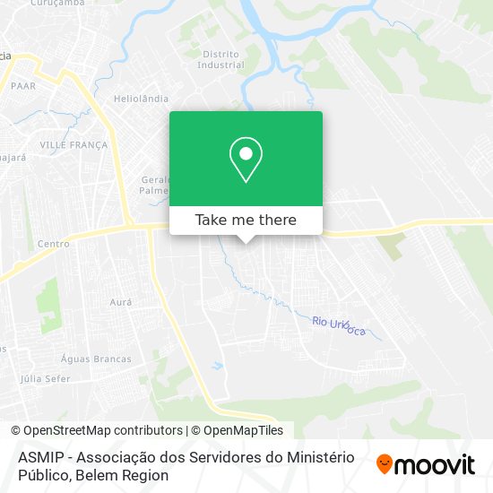 Mapa ASMIP - Associação dos Servidores do Ministério Público