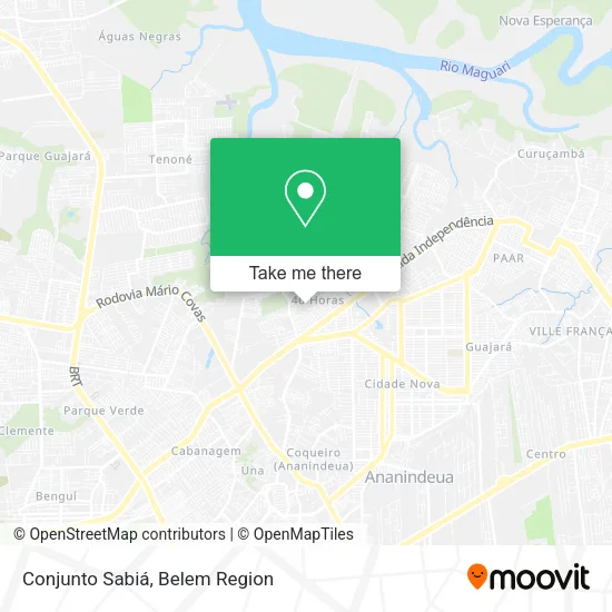 Conjunto Sabiá map