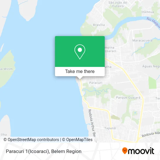 Paracuri 1(Icoaraci) map