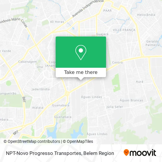 NPT-Novo Progresso Transportes map