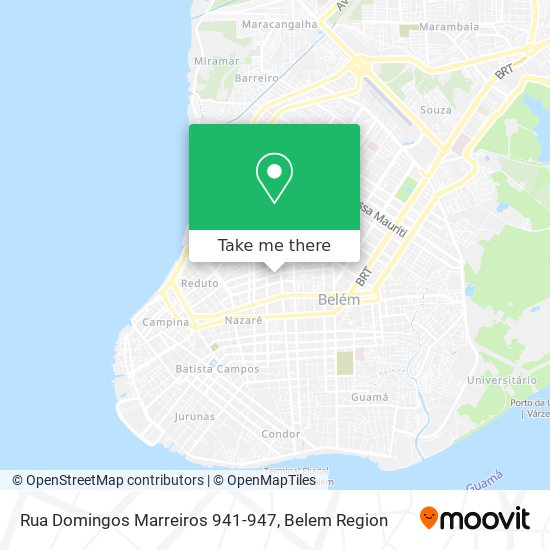 Rua Domingos Marreiros 941-947 map