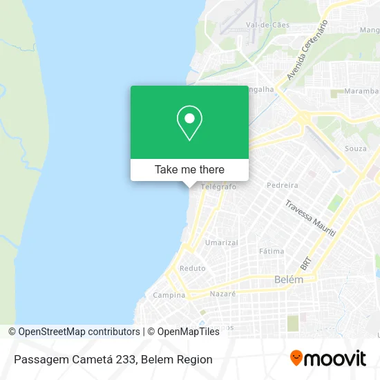 Passagem Cametá 233 map