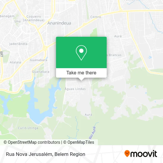 Rua Nova Jerusalém map