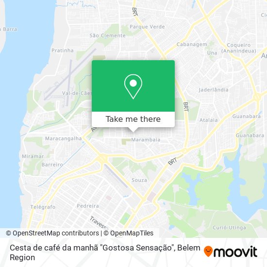 Cesta de café da manhã "Gostosa Sensação" map