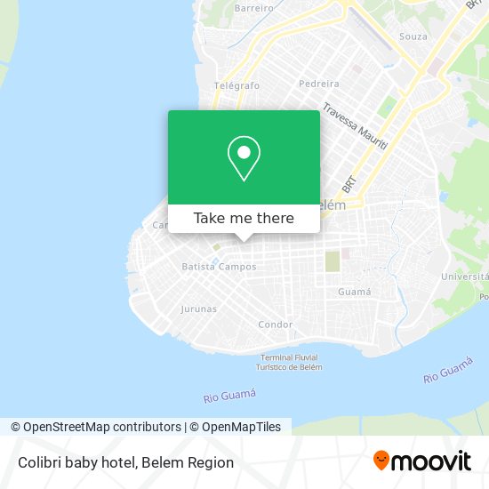 Colibri baby hotel map