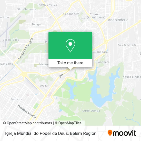 Igreja Mundial do Poder de Deus map