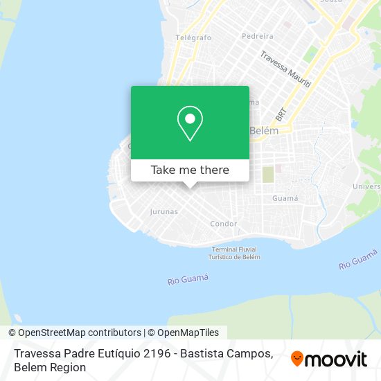 Travessa Padre Eutíquio 2196 - Bastista Campos map