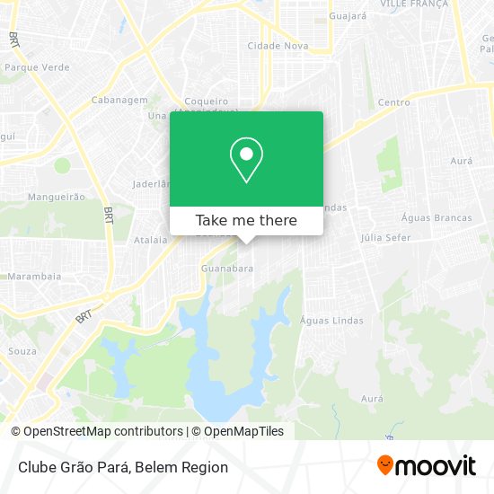 Clube Grão Pará map