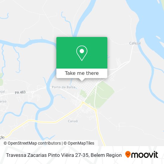 Mapa Travessa Zacarias Pinto Viêira 27-35