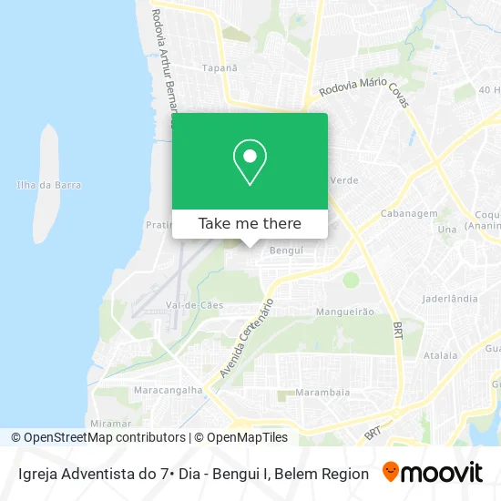 Igreja Adventista do 7• Dia - Bengui I map