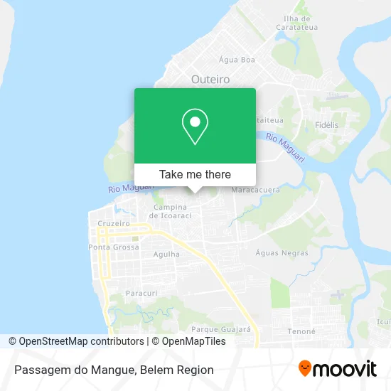 Passagem do Mangue map
