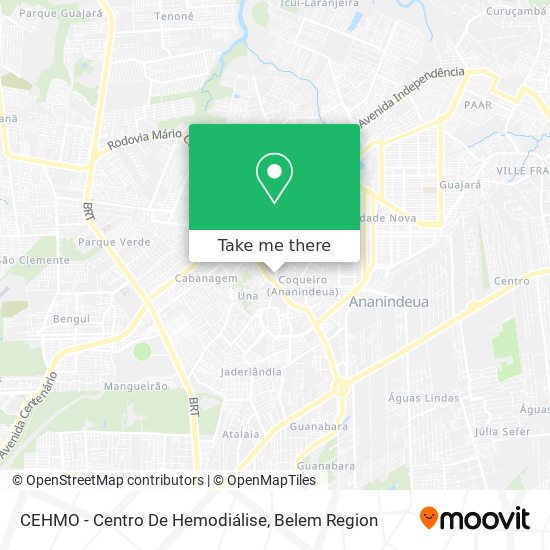CEHMO - Centro De Hemodiálise map