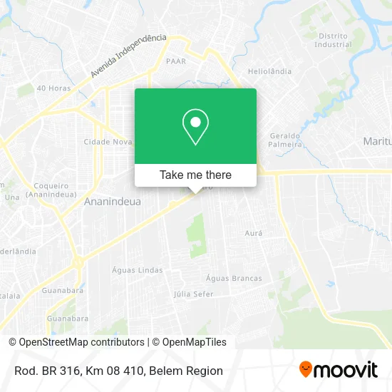 Rod. BR 316, Km 08 410 map