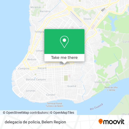 delegacia de policia map