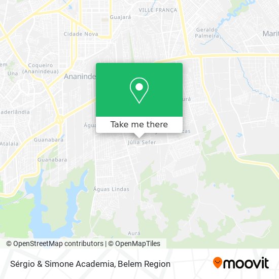 Sérgio & Simone Academia map