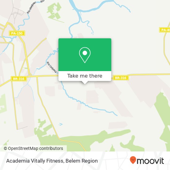 Academia Vitally Fitness map