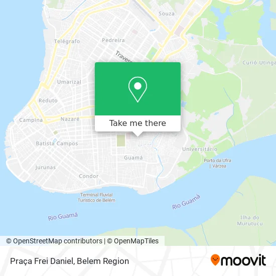 Praça Frei Daniel map