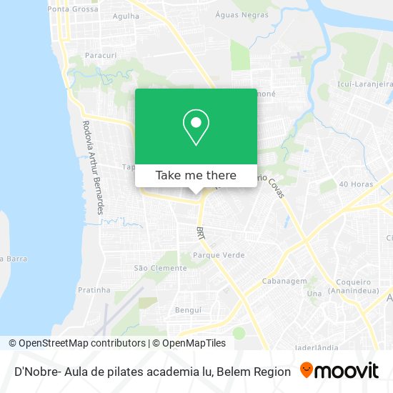 D'Nobre- Aula de pilates academia lu map