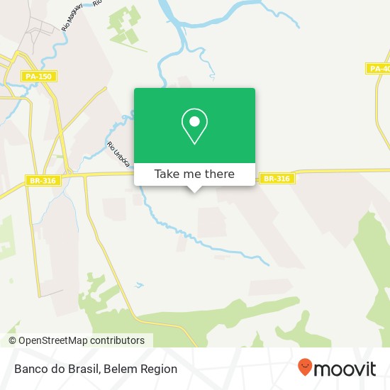 Banco do Brasil map