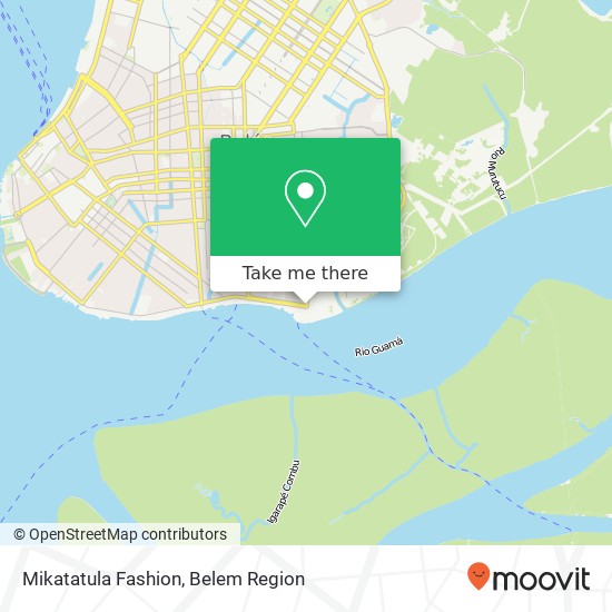 Mapa Mikatatula Fashion, Avenida Bernardo Sayão, 45 Guamá Belém-PA 66075-150