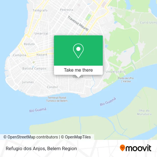 Refugio dos Anjos map