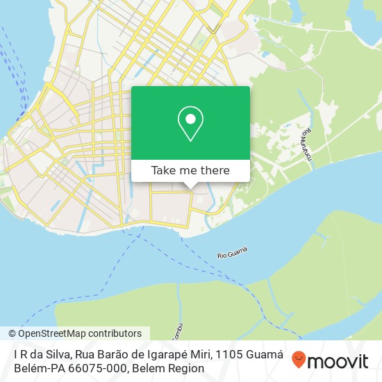 I R da Silva, Rua Barão de Igarapé Miri, 1105 Guamá Belém-PA 66075-000 map