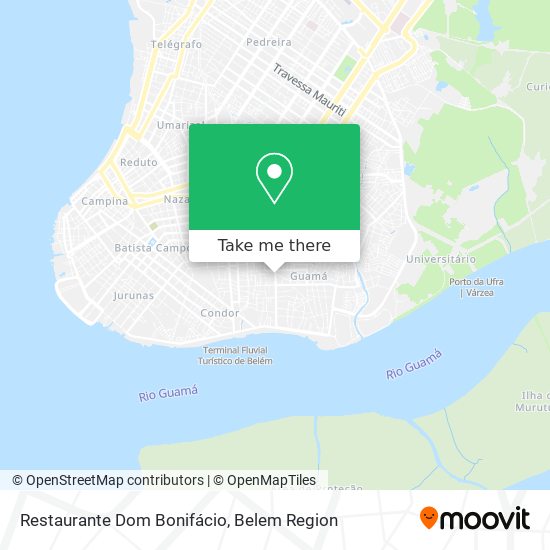 Restaurante Dom Bonifácio map