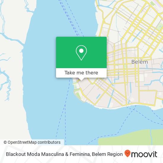 Mapa Blackout Moda Masculina & Feminina, Travessa Monte Alegre, 240 Cidade Velha Belém-PA 66020-700
