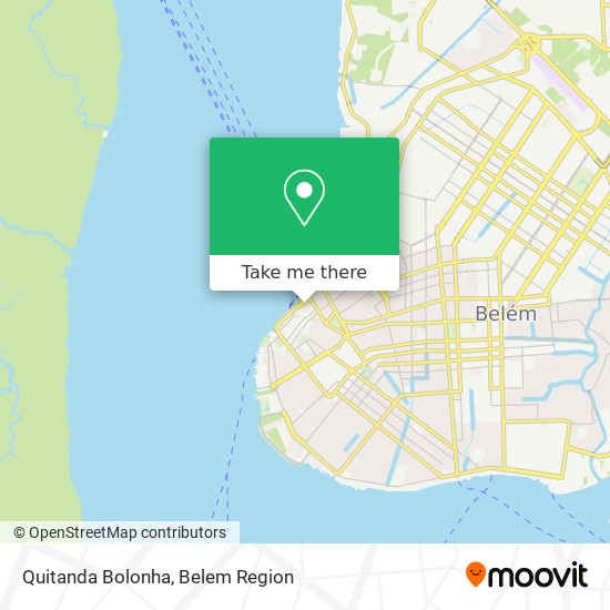 Quitanda Bolonha map