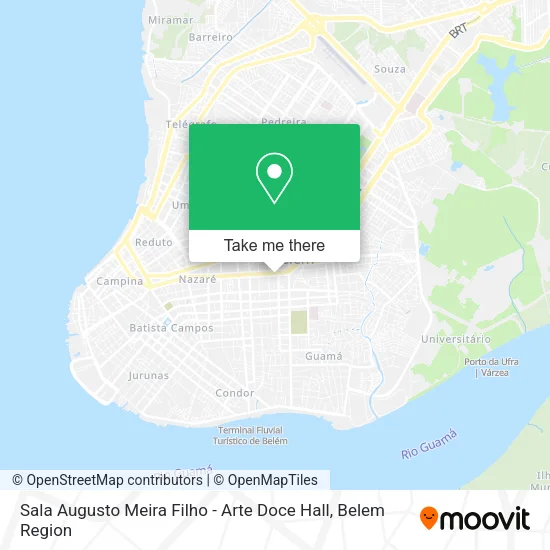 Sala Augusto Meira Filho - Arte Doce Hall map