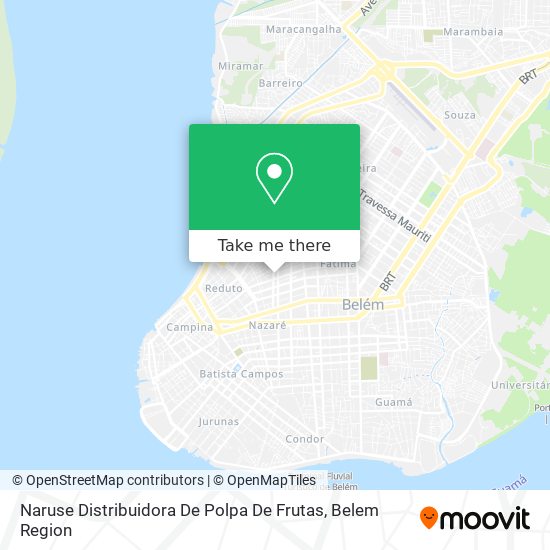 Naruse Distribuidora De Polpa De Frutas map