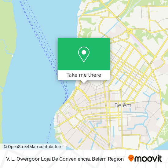 Mapa V. L. Owergoor Loja De Conveniencia