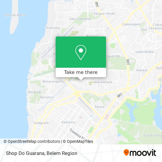 Shop Do Guarana map