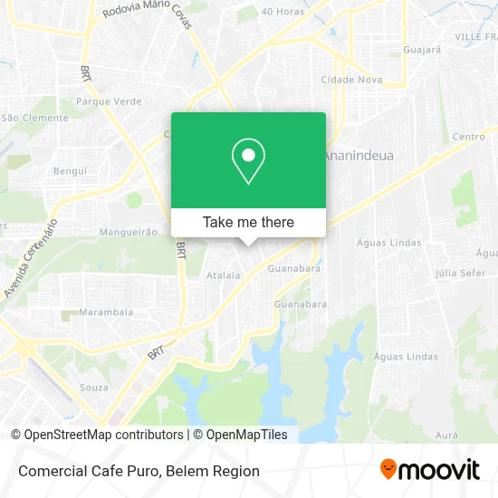 Comercial Cafe Puro map