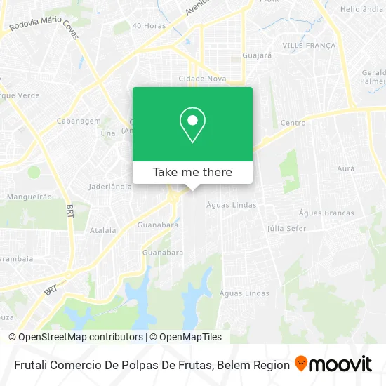 Frutali Comercio De Polpas De Frutas map