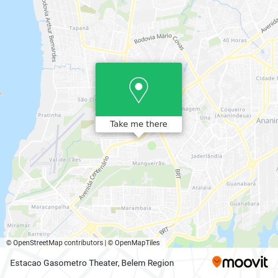 Estacao Gasometro Theater map